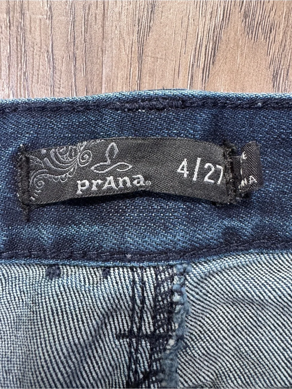 PrAna Organic Cotton Skinny Jeans Dark Wash Size 4/27